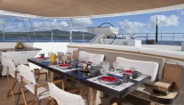 Sailing yacht Zefira Al fresco Dining